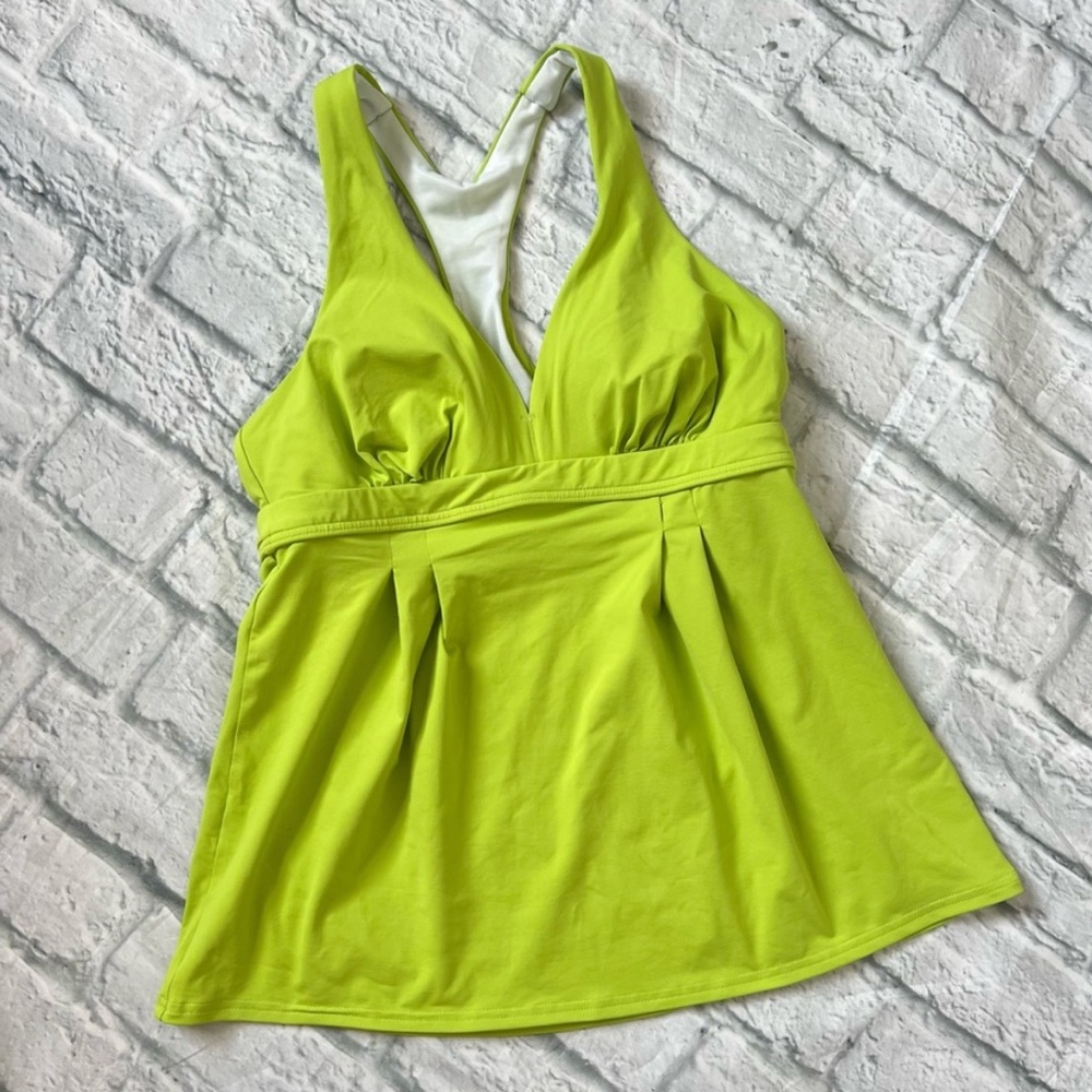 Lands’ End Halter Style Tankini Swim Top